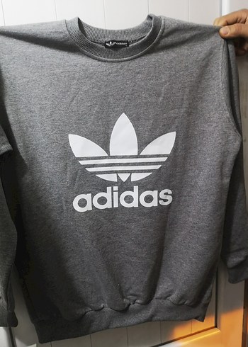 Gri Baskılı Erkek Sweatshirt - Görsel 2