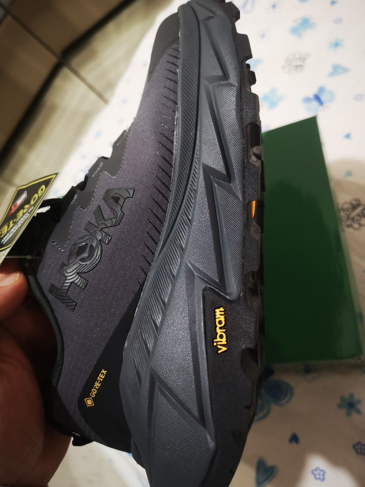 Orjinal Hoka Erkek Gri Spor Outdoor Ayakkabı - Görsel 4