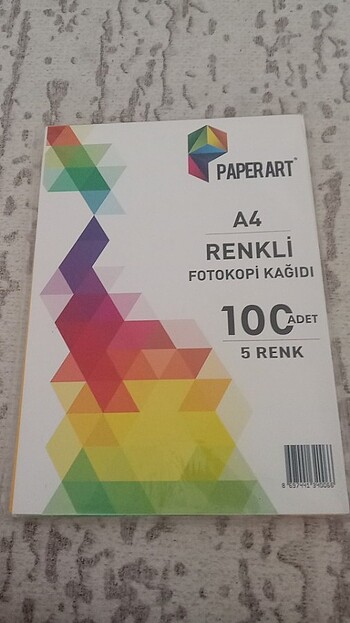 Renkli a4