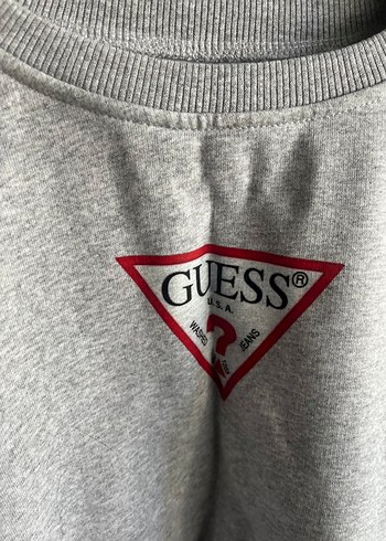 s Beden Gri Oversize Guess Sweatshirt