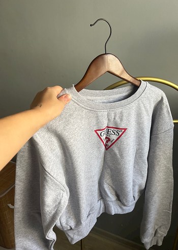 Gri Oversize Guess Sweatshirt