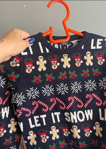 Erkek Çocuk Desenli Triko Kazak - Görsel 4