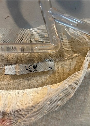 Bej Kadın Triko Kazak - Görsel 2