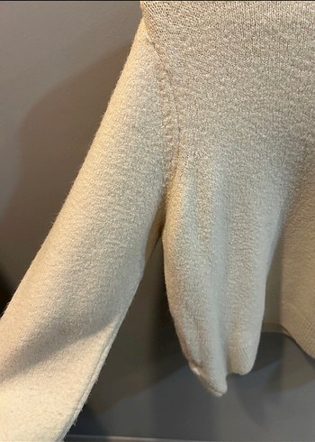 Bej Kadın Triko Kazak - Görsel 4