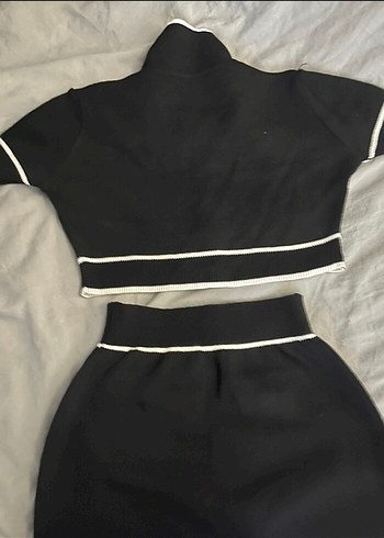 Düğmeli Siyah Mini - Görsel 5