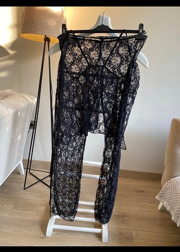 Dantelli alt üst gecelik - Görsel 2