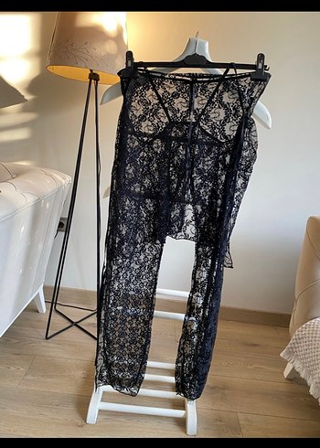 Dantelli alt üst gecelik - Görsel 4