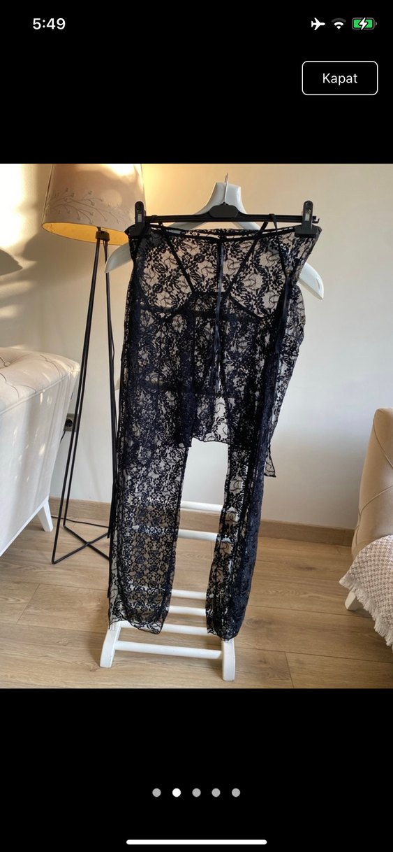 Dantelli alt üst gecelik - Görsel 2