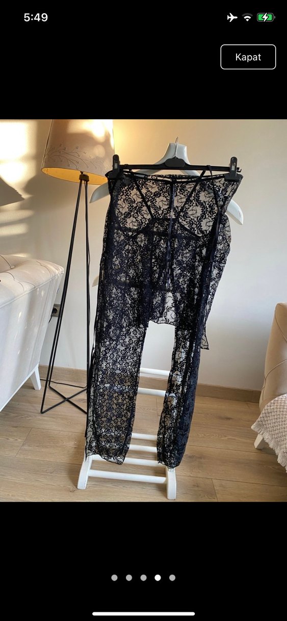 Dantelli alt üst gecelik - Görsel 4