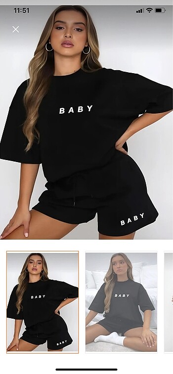 l Beden Baby Sortlu takim