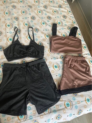 Şortlu pijama takımı