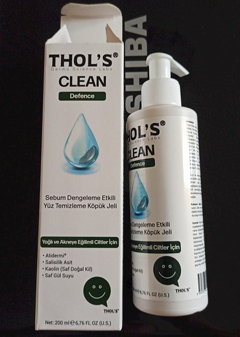 Diğer Thol's Clean Defence Sebum Dengeleyici Yüz Temizleme Jeli