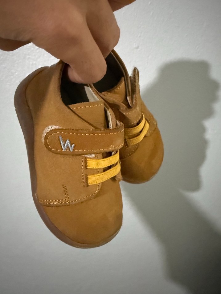 Deri Kahverengi Erkek Bebek İlk Adım Ayakkabısı - Görsel 2