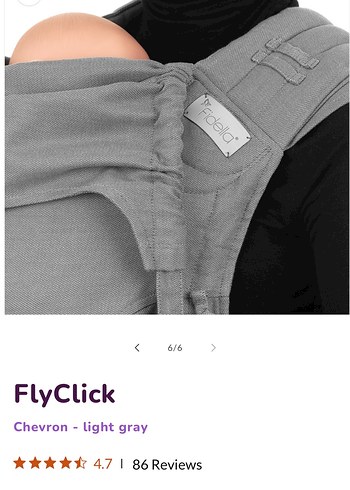 Gri Baskılı kanguru ergonomik kangurudur - Görsel 2