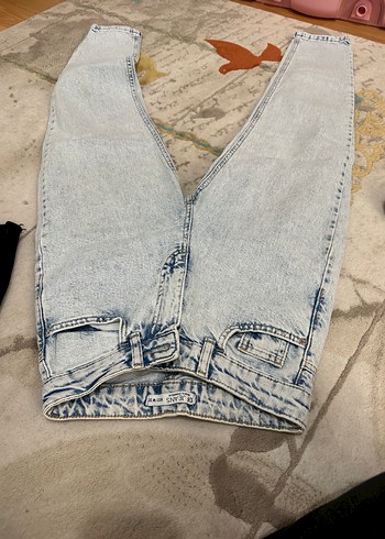 Kot pantalon xxs uyumlu esnek kumaş siyah beyaz - Görsel 7