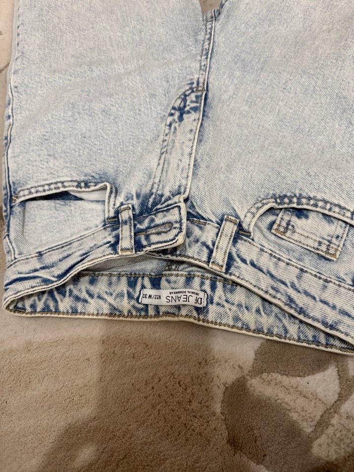 Kot pantalon xxs uyumlu esnek kumaş siyah beyaz - Görsel 4