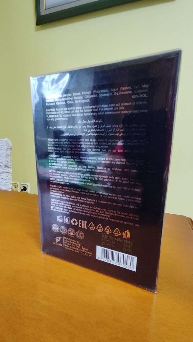 AFNAN Turathi Blue EDP 90 ml Sıfır Kutusunda - Görsel 3