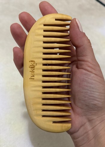 Hakiki şimşir ağacı saç tarağı - Görsel 3