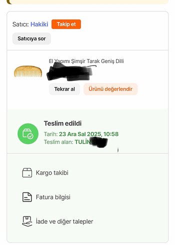 Hakiki şimşir ağacı saç tarağı - Görsel 5