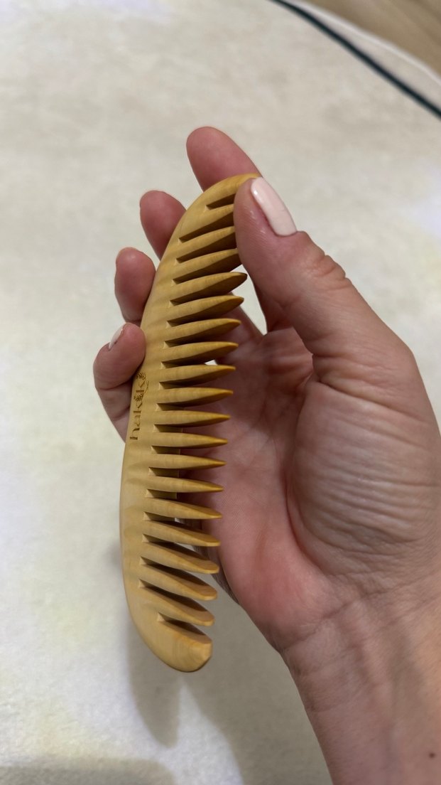Hakiki şimşir ağacı saç tarağı - Görsel 2