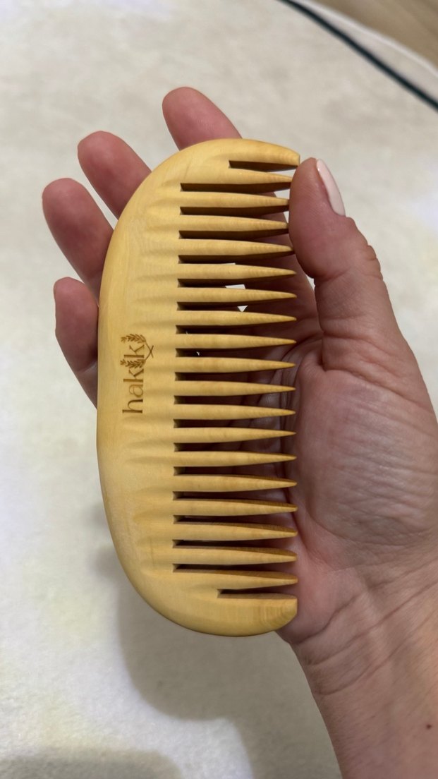 Hakiki şimşir ağacı saç tarağı - Görsel 3