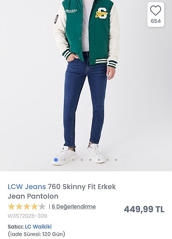 LCW Waikiki skinny fit erkek pantolon