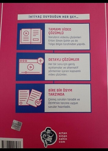 Ertan Sinan Şahin AYT denemeleri