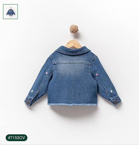 Zara Overdo kız çocuk kot ceket