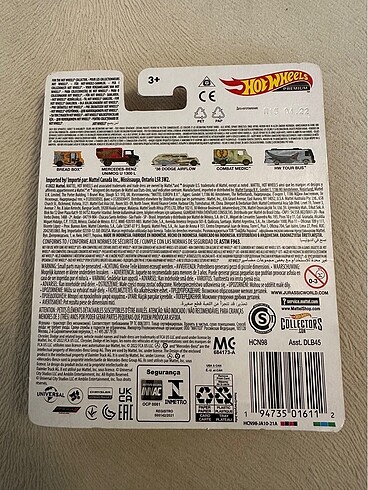 xs Beden Hot wheels Premium Jurassic World Bread Box