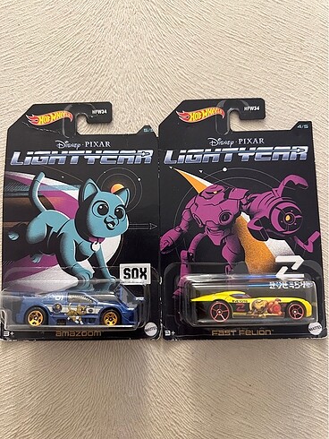 Hot wheels Disney Pixar Lightyear 2li Lot