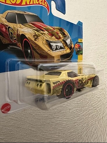 xs Beden altın Renk Hot wheels Green Corvette
