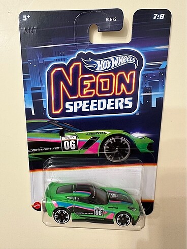 xs Beden yeşil Renk Hot wheels Corvette C7 Z06