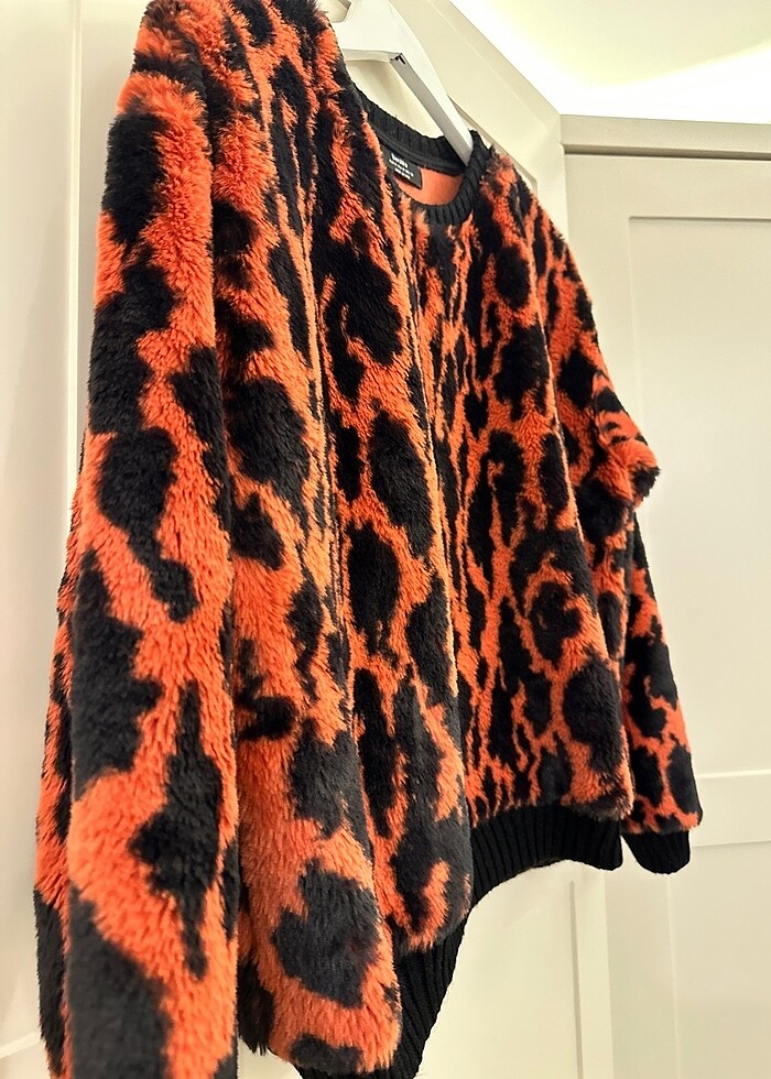 Sadece 2 ayrı gün giydim müthiş bir kazak ornijal marka kürk gib - Görsel 5