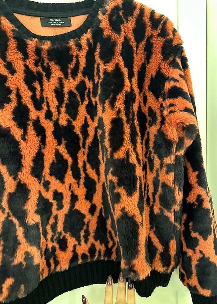 Sadece 2 ayrı gün giydim müthiş bir kazak ornijal marka kürk gib - Görsel 4