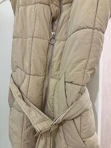 l Beden camel Renk Bershka Şişme Yelek