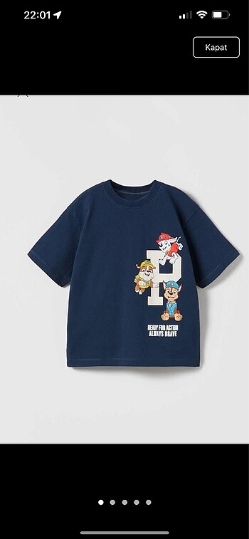 Zara Zara Paw Patrol Tshirt Şort Takım