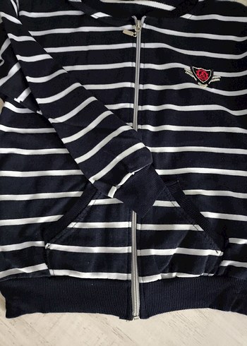 5 Yaş Beden Erkek Çocuk Fermuarlı Uzun Kollu Sweatshirt