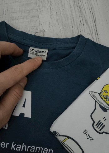 Renkli Baskılı Erkek Çocuk Tişörtleri - Görsel 2