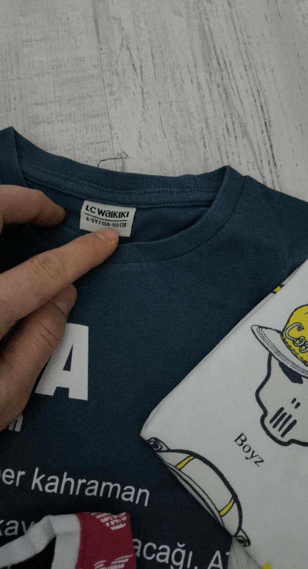 Renkli Baskılı Erkek Çocuk Tişörtleri - Görsel 2