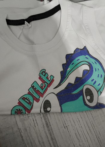 Gri Erkek Çocuk Broxen Baskılı Kolsuz Tişört - Görsel 3