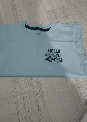 Gri Erkek Çocuk Broxen Baskılı Kolsuz Tişört - Görsel 7