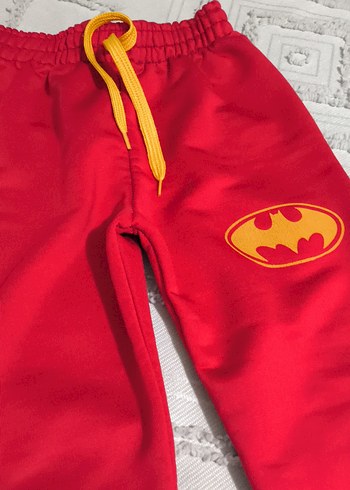 Kırmızı Erkek Çocuk Fermuarlı Eşofman Altı - Görsel 2