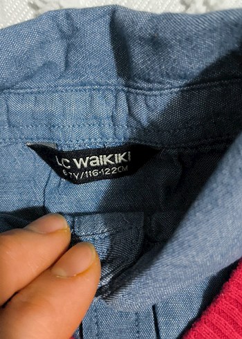 Erkek çocuk  Kırmızı V Yaka Örgü Kazak - Görsel 2