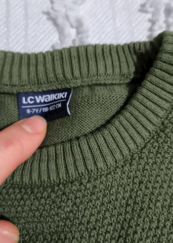 Erkek Çocuk Haki Triko Kazak - Görsel 2