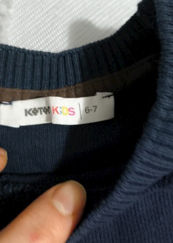 Erkek Çocuk Kahverengi Triko Sweatshirt - Görsel 2