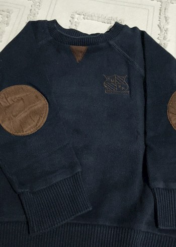 Erkek Çocuk Kahverengi Triko Sweatshirt - Görsel 4