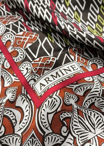 Kadın iprk eşarp Çok Renkli Fular - Görsel 3