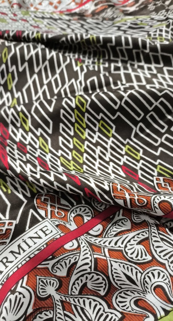 Kadın iprk eşarp Çok Renkli Fular - Görsel 4