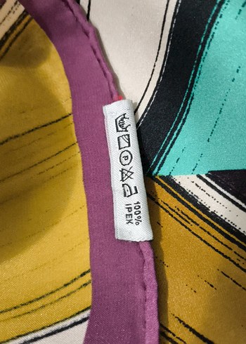 Renkli İpek Görünümlü Kadın Fuları - Görsel 3