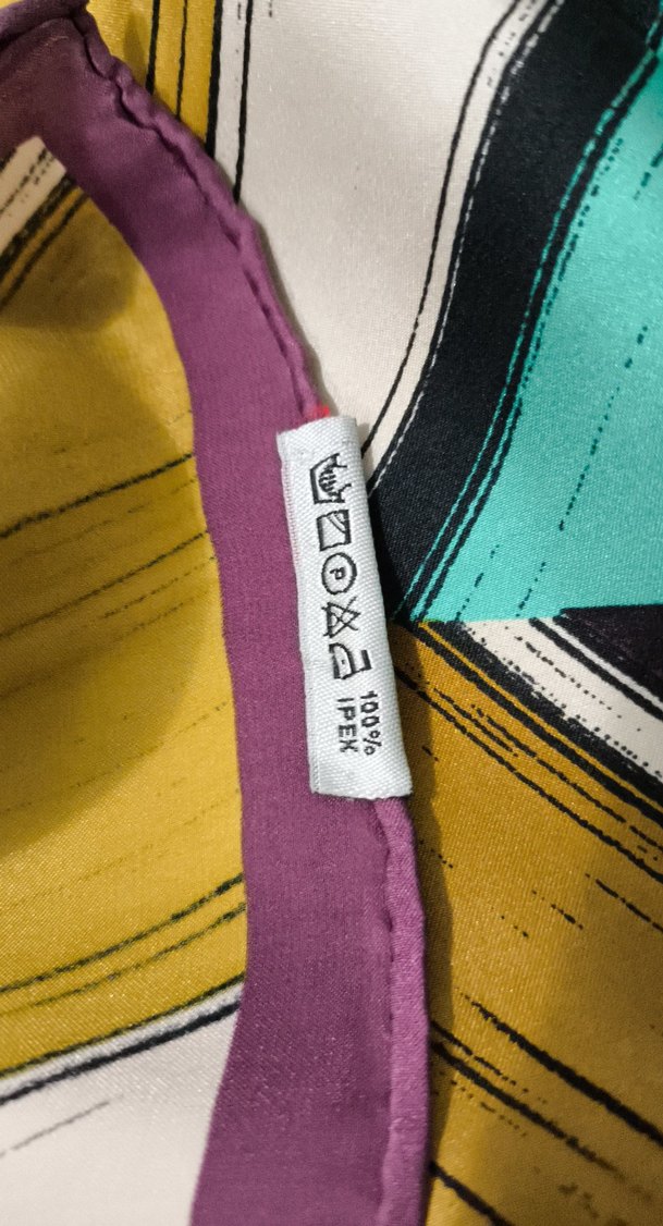 Renkli İpek Görünümlü Kadın Fuları - Görsel 3